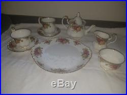 8 Place Setttings Old Country Roses Royal Albert Bone China England 5 Pieces