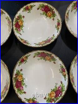 8 ROYAL ALBERT OLD COUNTRY ROSES 6'' ALL PURPOSE SOUP CEREAL BOWLS New