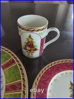 8 ROYAL ALBERT Old Country Roses Seasons of Colour Dinner Salad Mugs EUC