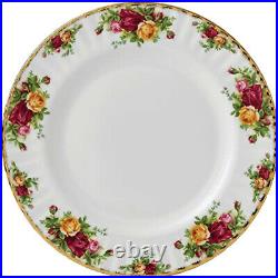 8 Royal Albert 1962 ENGLAND 10 1/4 Dinner Plates OLD COUNTRY ROSES Set
