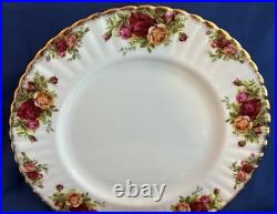 8 Royal Albert Dinner Plates Country Rose (1962-1974)