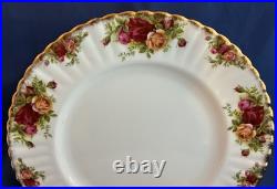 8 Royal Albert Dinner Plates Country Rose (1962-1974)