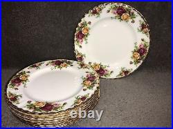 8 Royal Albert OLD COUNTRY ROSES 8 SALAD PLATES