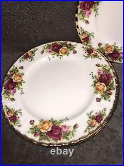 8 Royal Albert OLD COUNTRY ROSES 8 SALAD PLATES