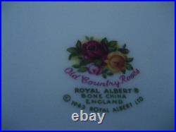 8 Royal Albert Old Country Roses 10 1/4 Dinner Plates