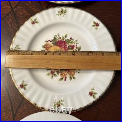 8 Royal Albert Old Country Roses 2006 Holiday Salad Plates RL