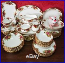 8 place setting 72 pieces Royal Albert Old Country Roses FREE SHIPPING NOW