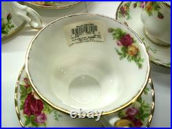 8 set Royal Albert Doulton Old Country Rose Tea Cup & Saucer Bone China England