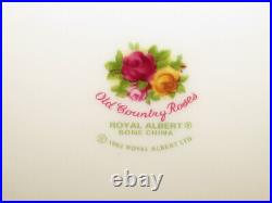 9 Piece 1962 Royal Albert Old Country Roses Large Teapot, Creamer, Sugar, 2 Cups/S