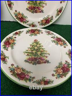 9 pc. Royal Albert Dish Set-Holiday Classic Collection-Old Country Roses(1998)