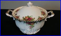 Antique Royal Albert Old Country Roses England 1962 Soup Tureen