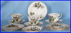 Beautiful, Elegant Royal Albert Mayflower Tea Set Collection. Made In England