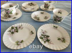 Beautiful, Elegant Royal Albert Mayflower Tea Set Collection. Made In England