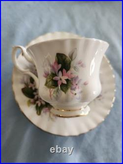 Beautiful, Elegant Royal Albert Mayflower Tea Set Collection. Made In England