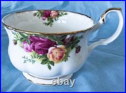 Beautiful Royal Albert Old Country Rose Breakfast Cup And Saucer- 6 Set England Beautiful Royal Albert Old Country Rose Breakfast Cup And Saucer- 6 Set England
