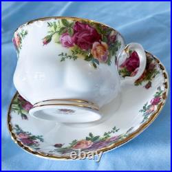 Beautiful Royal Albert Old Country Rose Breakfast Cup And Saucer- 6 Set England