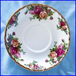 Beautiful Royal Albert Old Country Rose Breakfast Cup And Saucer- 6 Set England