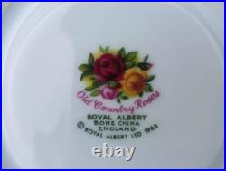 Beautiful Royal Albert Old Country Rose Cereal Bowls Made In England 5 sets