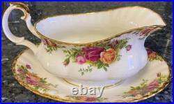 Beautiful Royal Albert Old Country Rose Complete Settings For 8. Mint. England