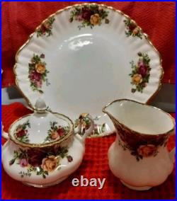 Beautiful Royal Albert Old Country Rose Huge Dinnerware Set With Original Box