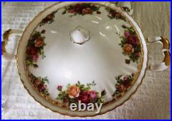 Beautiful Royal Albert Old Country Rose Huge Dinnerware Set With Original Box