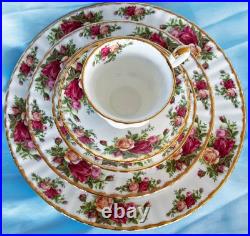 Beautiful Royal Albert Old Country Roses. Four Place Settings With Coffee Set