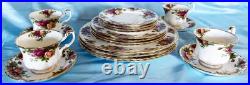 Beautiful Royal Albert Old Country Roses. Four Place Settings With Coffee Set