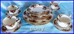 Beautiful Royal Albert Old Country Roses. Four Place Settings With Coffee Set