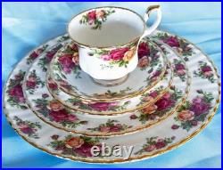 Beautiful Royal Albert Old Country Roses. Four Place Settings With Coffee Set