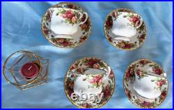 Beautiful Royal Albert Old Country Roses. Four Place Settings With Coffee Set