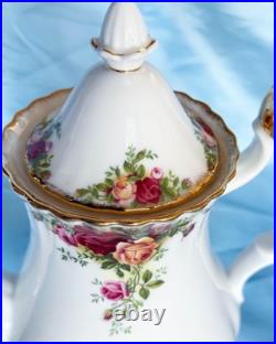 Beautiful Royal Albert Old Country Roses. Four Place Settings With Coffee Set