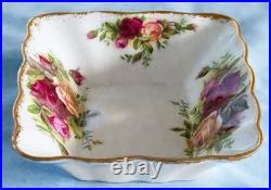 Beautiful Royal Albert Old Country Roses Trinket Dishes. Set of 5 Made In England