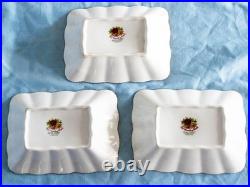 Beautiful Royal Albert Old Country Roses Trinket Dishes. Set of 5 Made In England