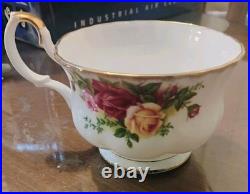 Breakfast Cup, Old Country Roses by Royal Albert, Bone China, Set of 4
