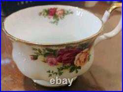 Breakfast Cup, Old Country Roses by Royal Albert, Bone China, Set of 4