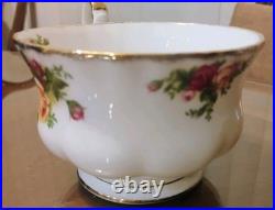Breakfast Cup, Old Country Roses by Royal Albert, Bone China, Set of 4