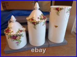 Choice Royal Albert Old Country Roses Bone China Canisters Sets