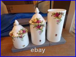 Choice Royal Albert Old Country Roses Bone China Canisters Sets