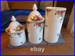 Choice Royal Albert Old Country Roses Bone China Canisters Sets