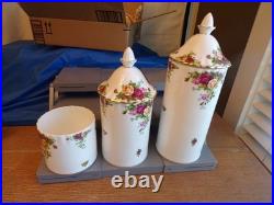 Choice Royal Albert Old Country Roses Bone China Canisters Sets