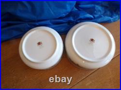 Choice Royal Albert Old Country Roses Sealing Nesting Bowls Porcelain Storage