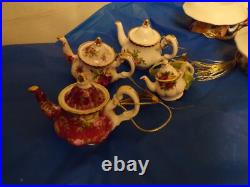 Choice VTG Royal Albert Old Country Roses Collectible Christmas Tree Ornaments