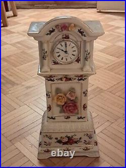 Clock Royal Albert Old Country Roses (Giftware) Grandfather Clock