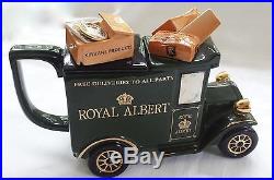 Collectible Royal Albert Cardew Design Old Country Roses Delivery Truck Teapot