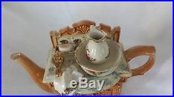 Collectible Royal Albert Cardew Design Old Country Roses Washstand Teapot