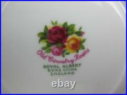 Complete Royal Albert Old Country Roses Tea Set Service. Teapot Cups Plates. VTG