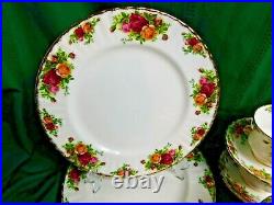 D3 Royal Albert Old Country Roses 4 6pc Place Settings 24pc