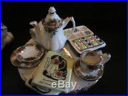 Euc Rare Royal Albert Old Country Roses Paul Cardew Lrg Victorian Table Teapot