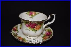 EUC! Vintage Royal Albert Old Country Roses Tea Set. Service For Two. Beautiful