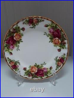 Eight (8) Vintage1962 Royal Albert Old Country Roses 6 Dessert Plates